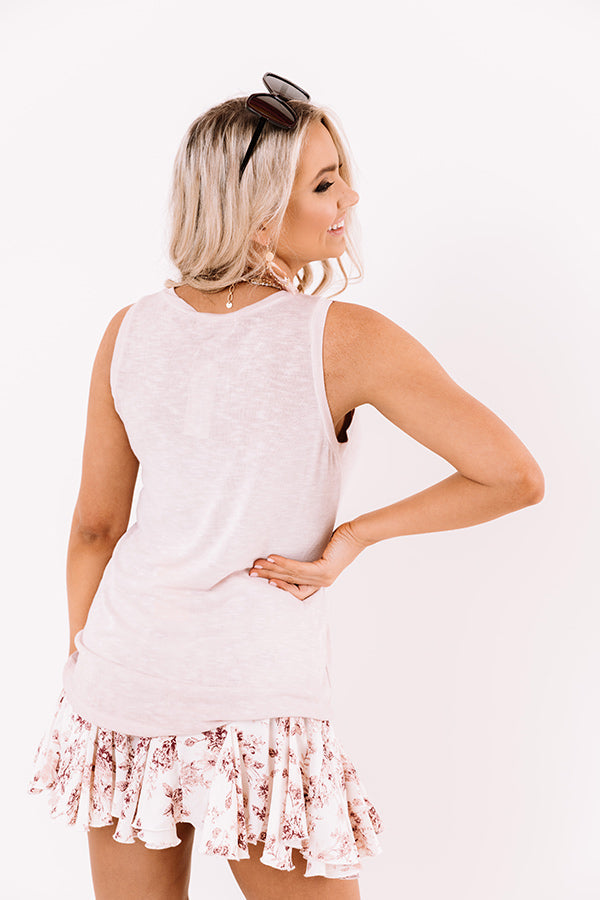 Good Changes Ahead Shift Top In Blush