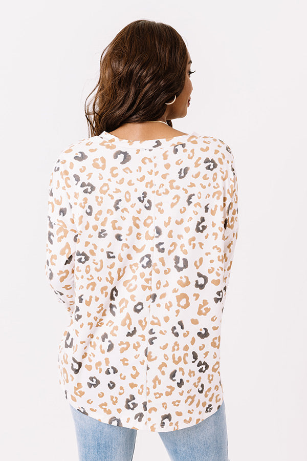 We Meet Again Leopard Top