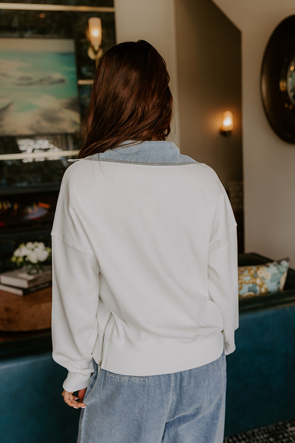 Crisp Coastline Sweatshirt