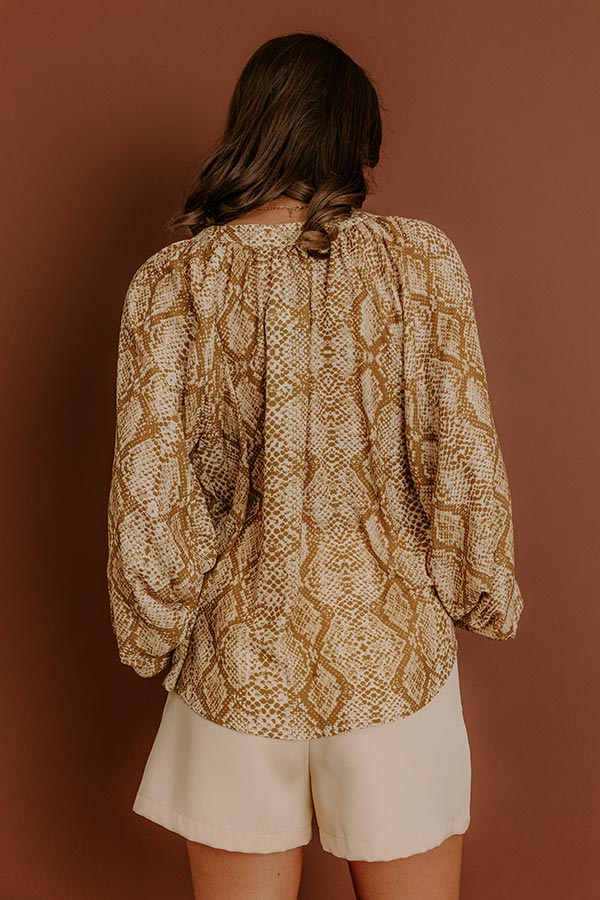 Downtown Chic Button Up Top