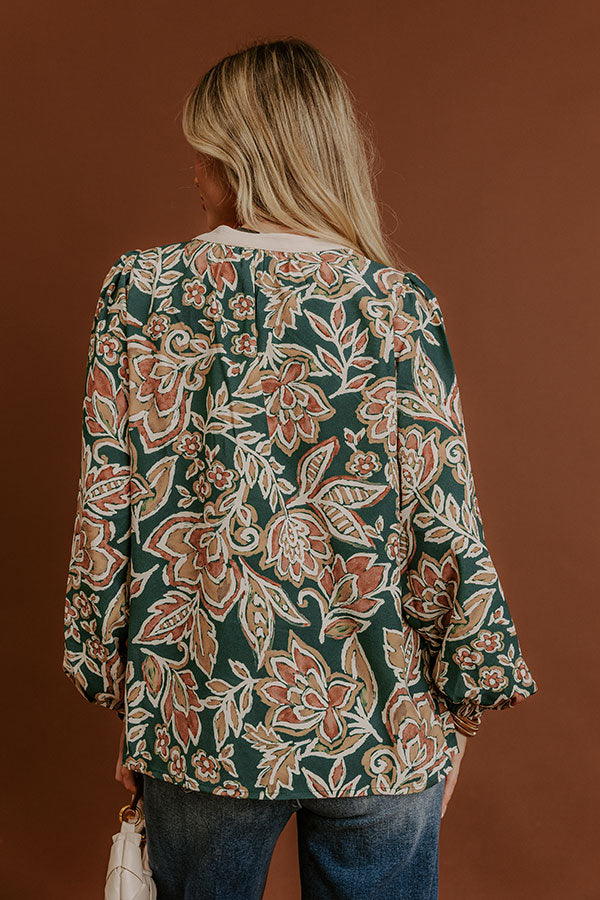 Feeling Dreamy Floral Shift Top