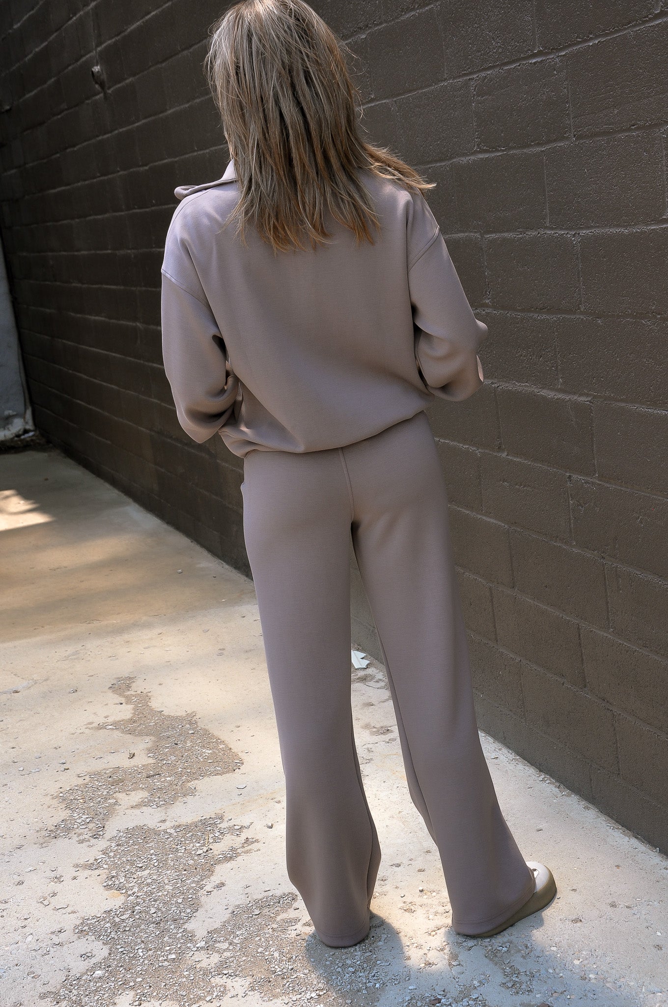 Modal Poly Span Quarter Zip Pullover