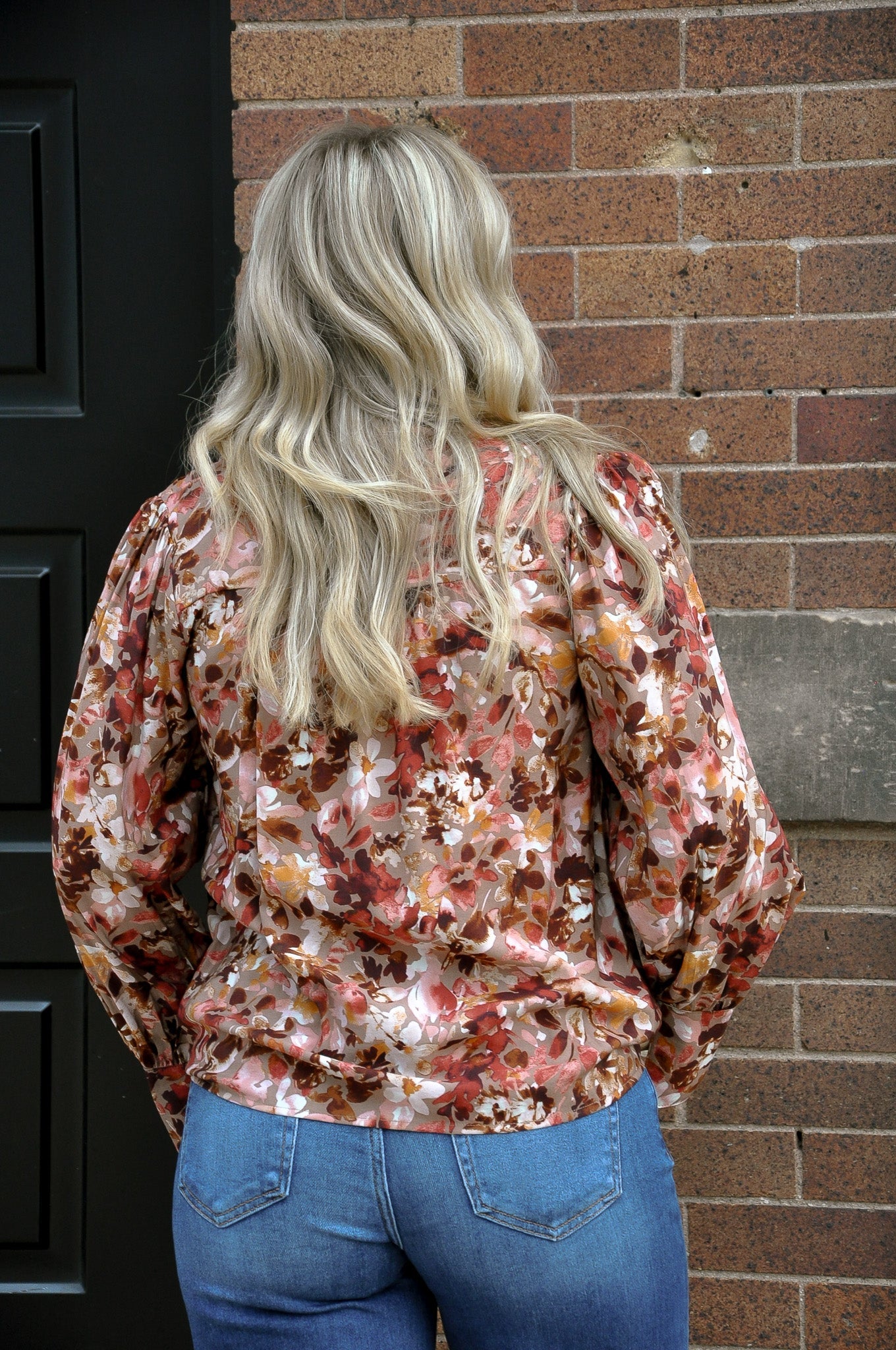 Soft Gathers Floral Printed Blouse