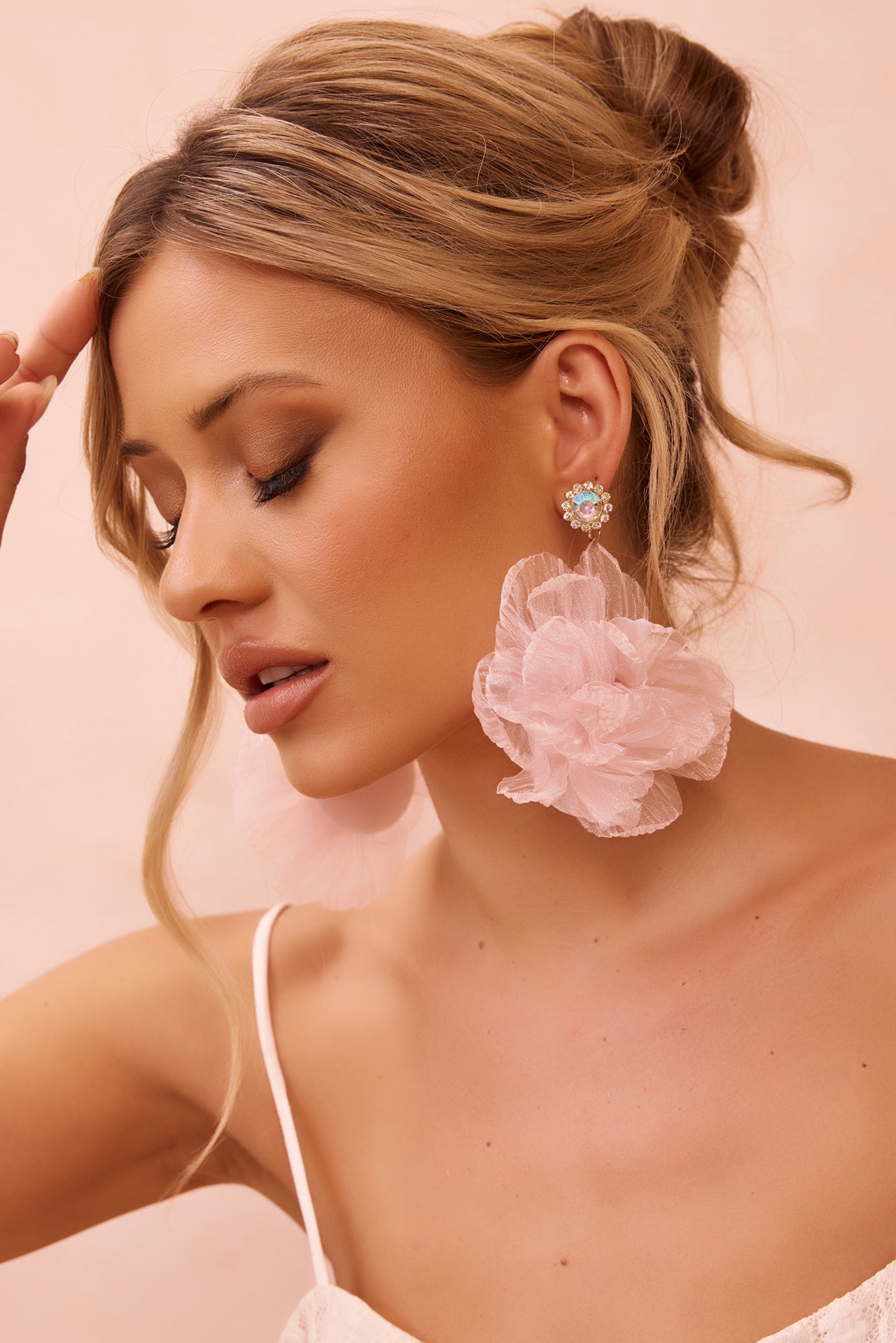 Blossom Bloomer Earrings - Pink