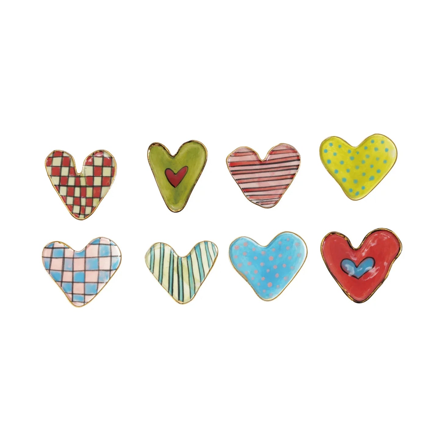Checker Heart Magnet