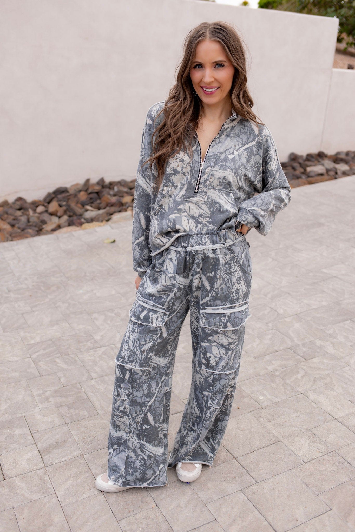 Washed Tree Camo Cargo Pants