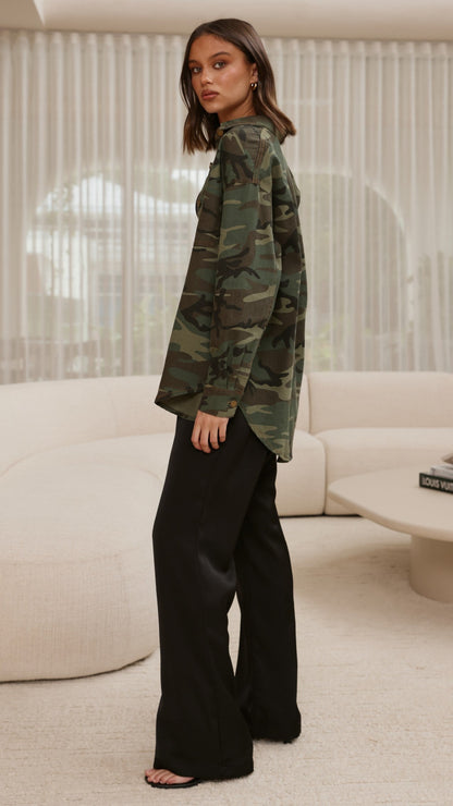Kennedy Jacket - Green Camo