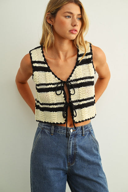 Coastal Muse Crochet Top