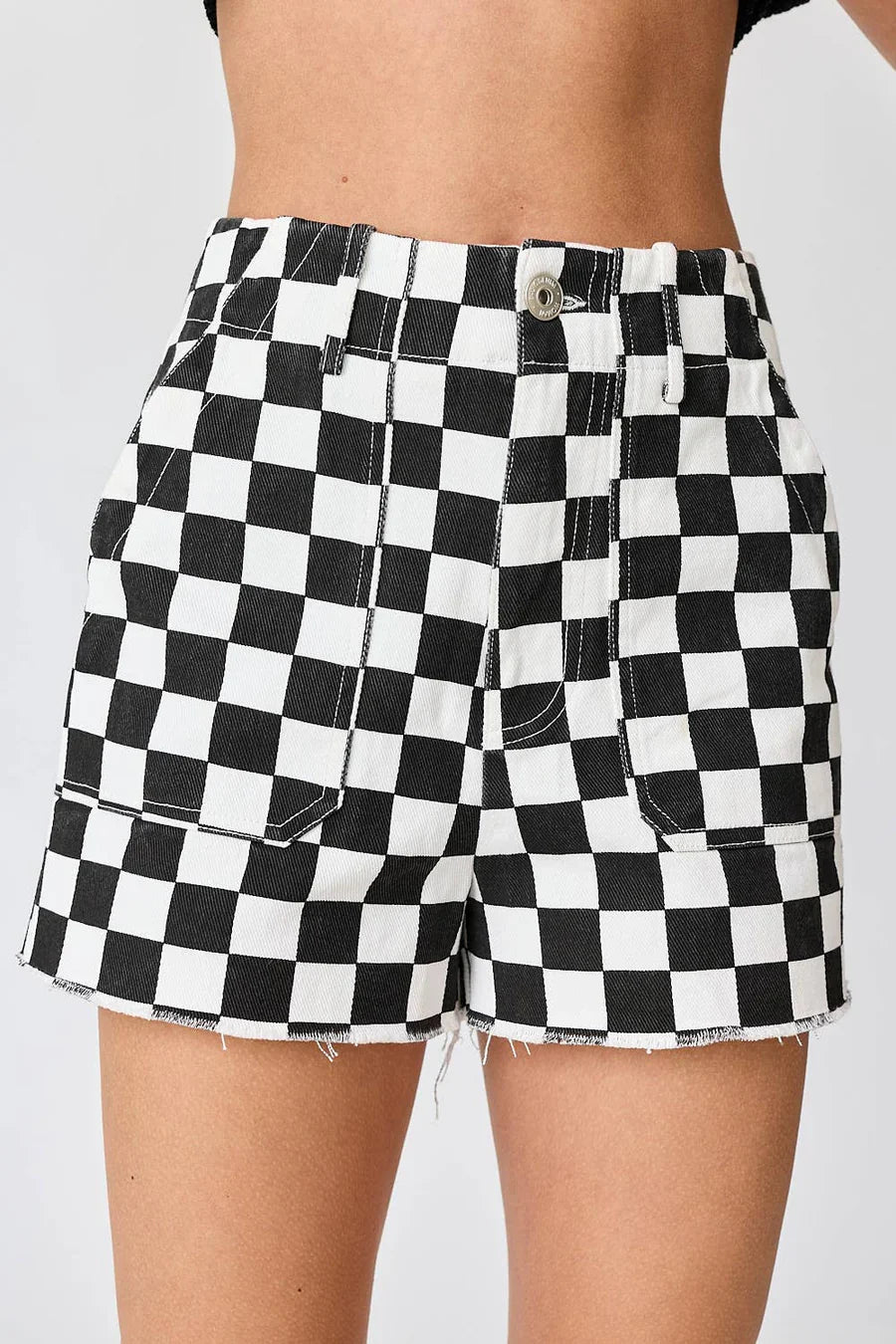 Checkmate Denim Shorts