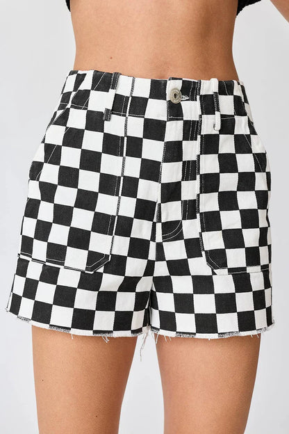 Checkmate Denim Shorts