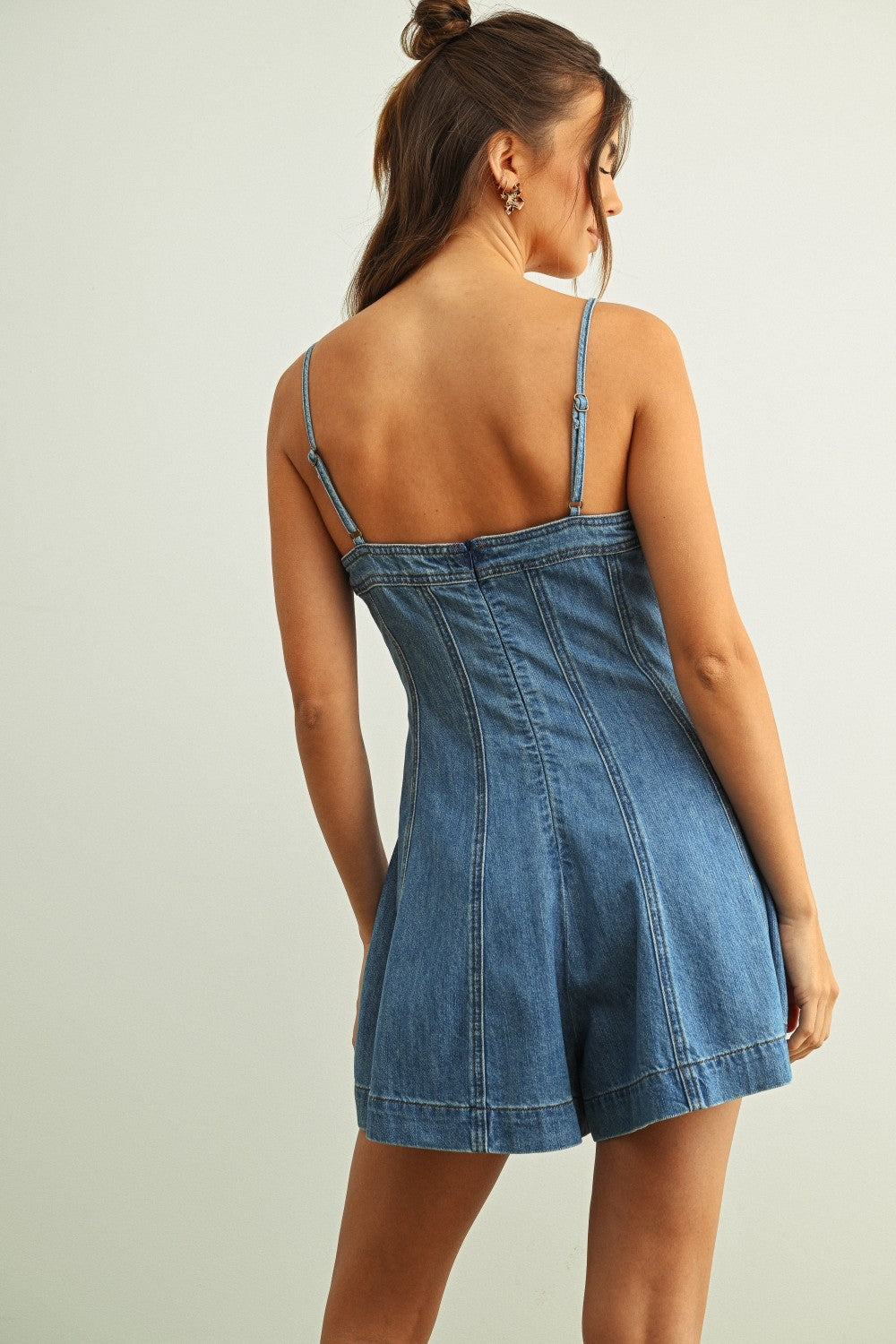 Destiny Denim Romper