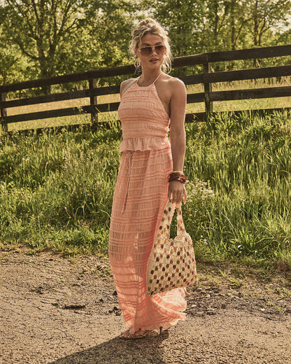 Festival Darling Ruffle Chiffon Maxi Skirt