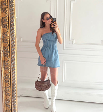 Delia Denim Mini Dress
