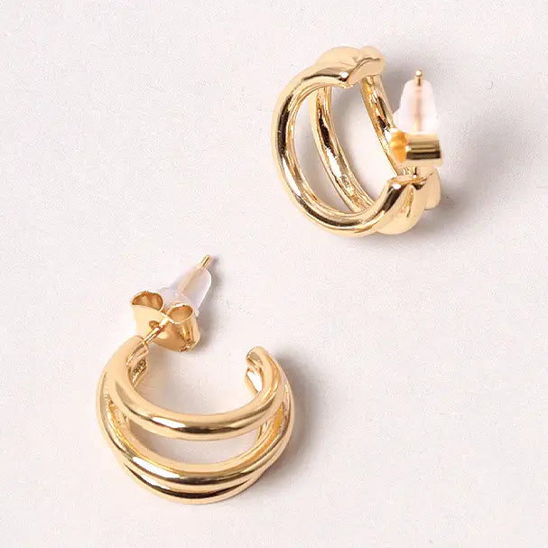 Double Ring Hoops