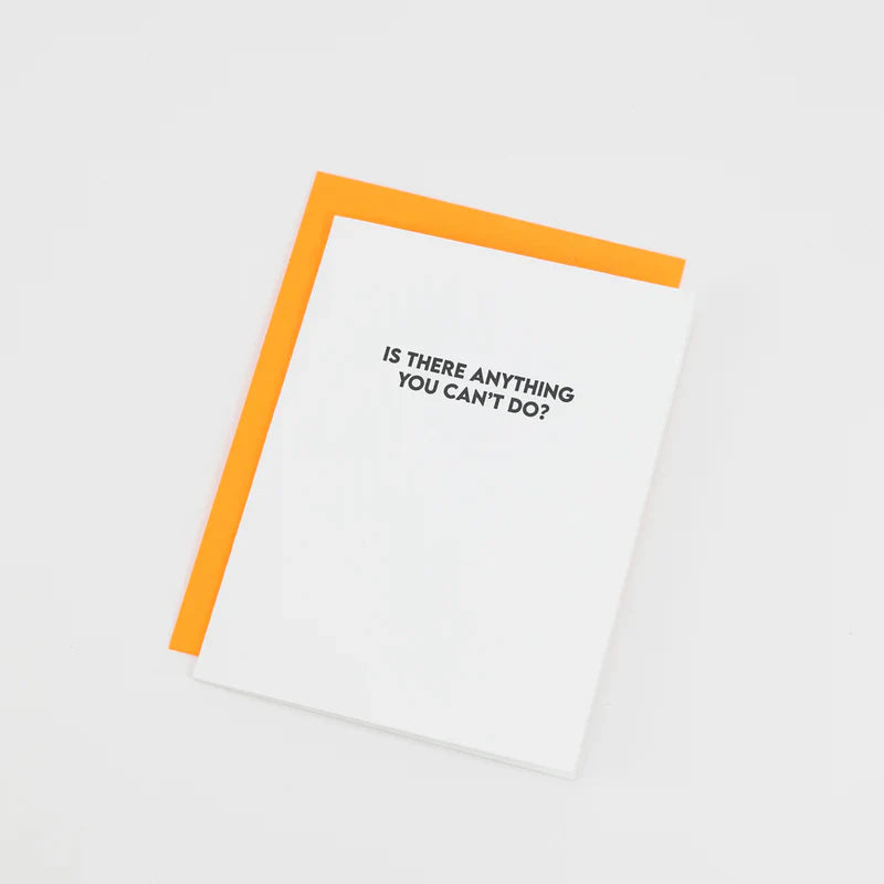 Anything You Can't Do Card