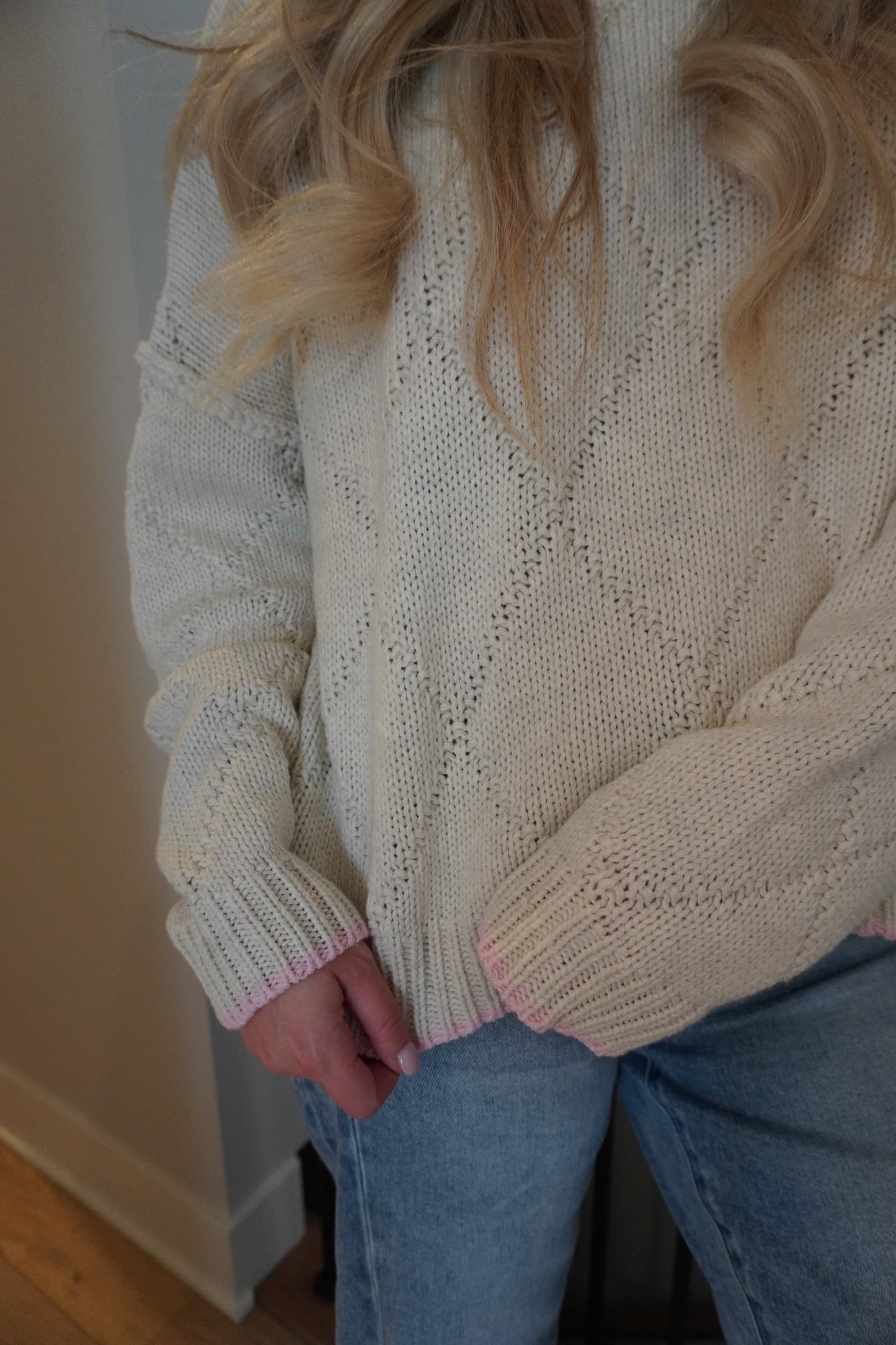 Diamond Knit Sweater