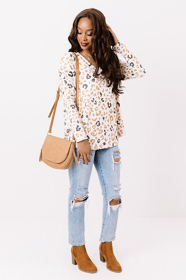 We Meet Again Leopard Top