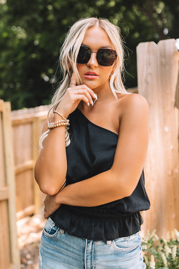 Call Your Shot Top In Black