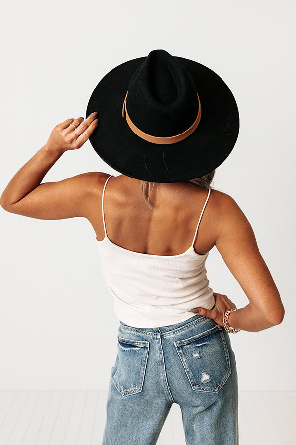 Oh, Snap Crop Top In Cream