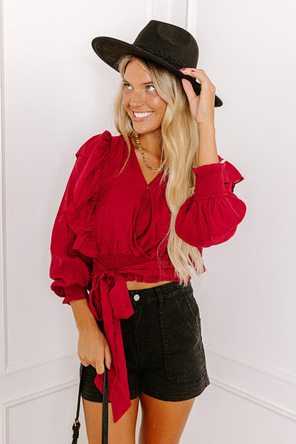 Novel Romance Top In Wine