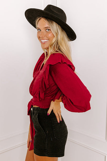 Novel Romance Top In Wine