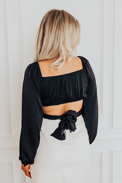 Leaving For London Crop Top