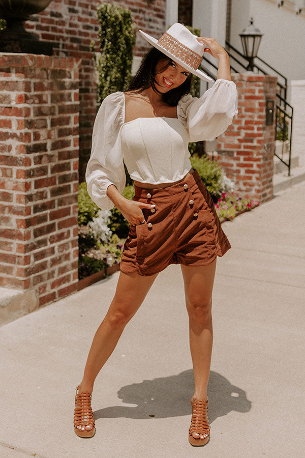 Dress Rehearsal Top in Cream