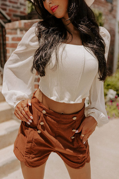 Dress Rehearsal Top in Cream