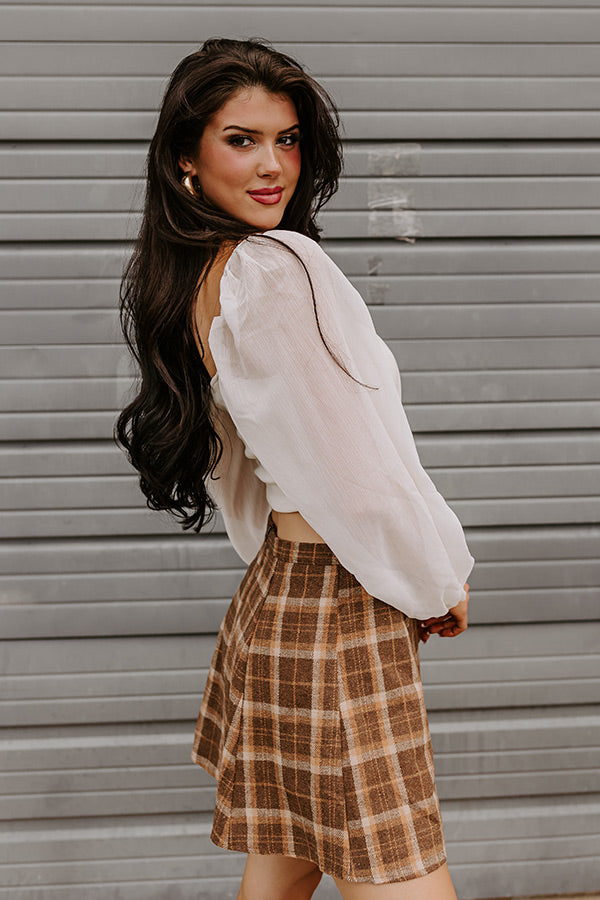 Dress Rehearsal Top in Cream