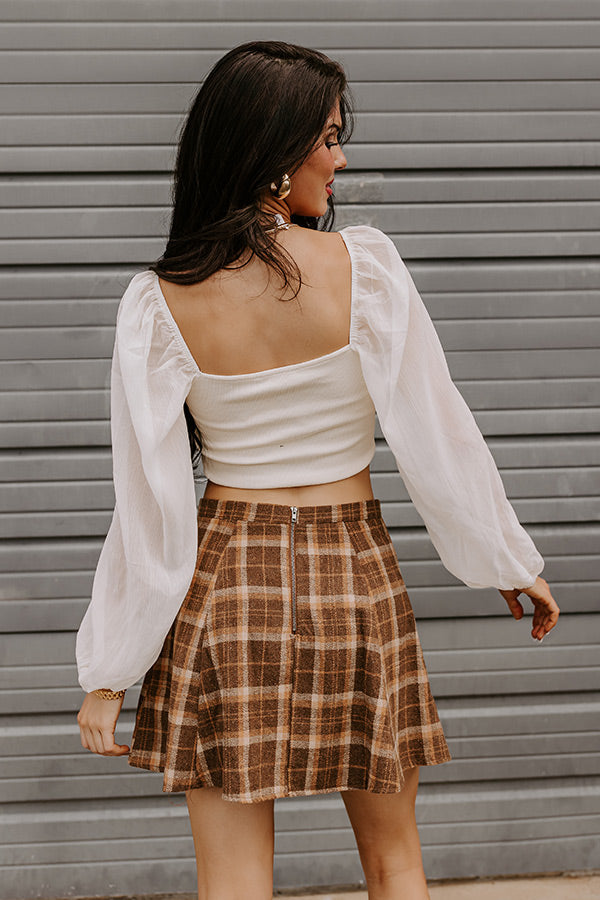 Dress Rehearsal Top in Cream