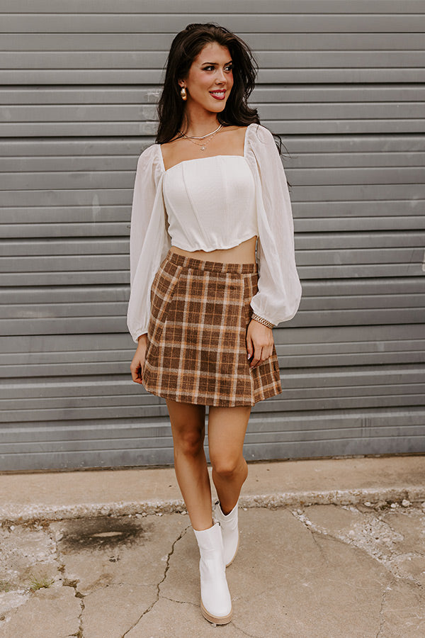 Dress Rehearsal Top in Cream