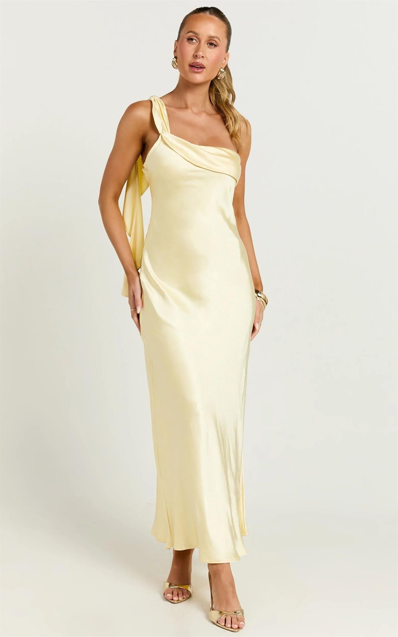 Elsa Satin Maxi Dress