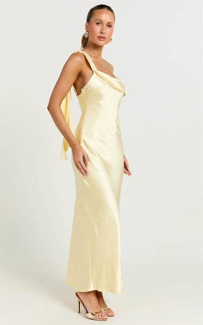 Elsa Satin Maxi Dress