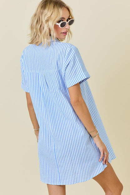 Edie Striped Mini Dress