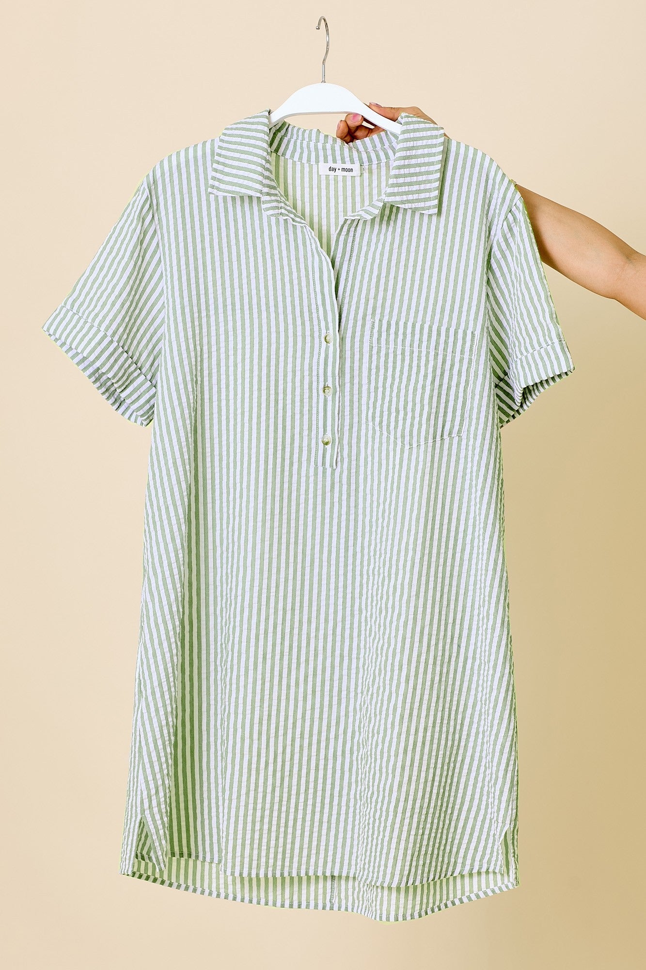 Edie Striped Mini Dress