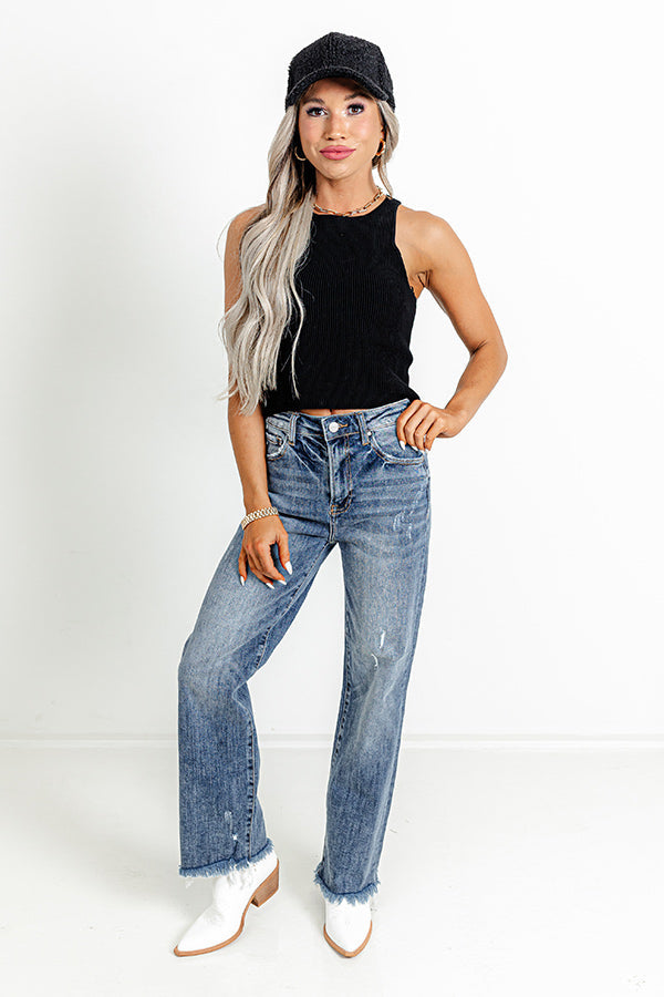Express It Out Sculpt Top In Black