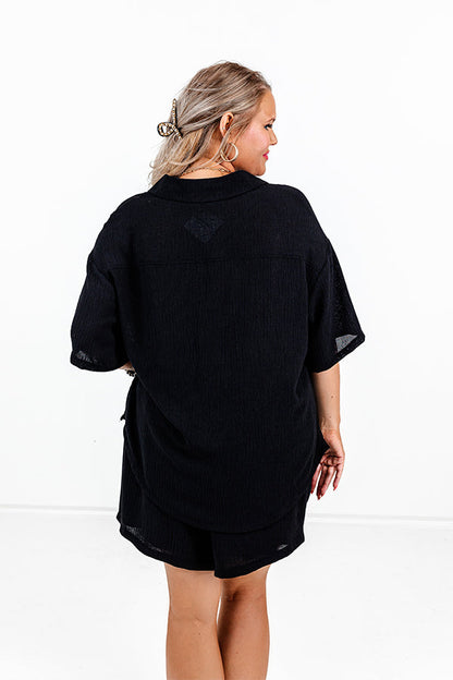 Chill Touch Button Up Top Curves