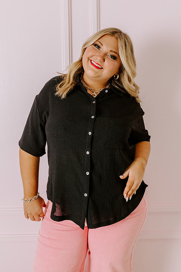 Chill Touch Button Up Top Curves