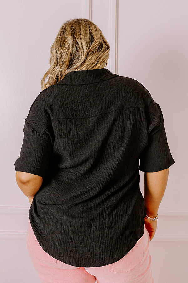 Chill Touch Button Up Top Curves
