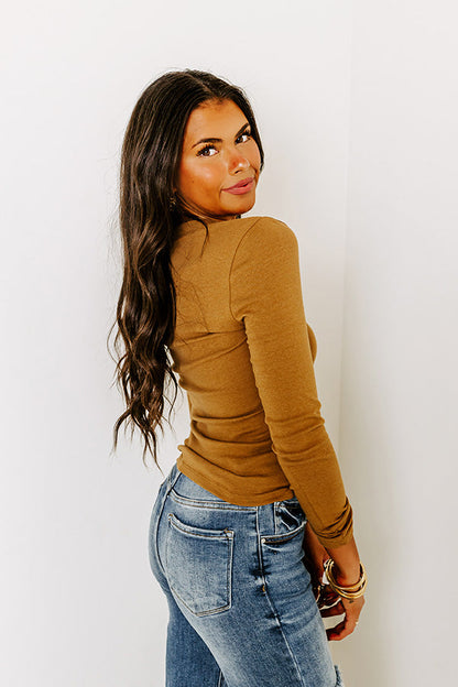Hand In Hand Through It All Top In Camel