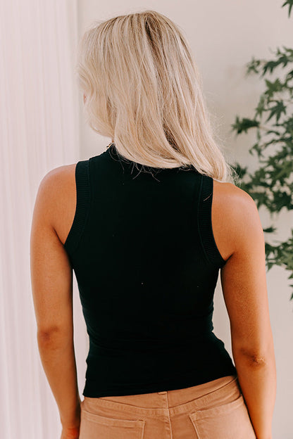 Stop Time Top In Black