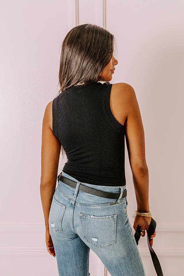 Winning Attitude Bodysuit In Black