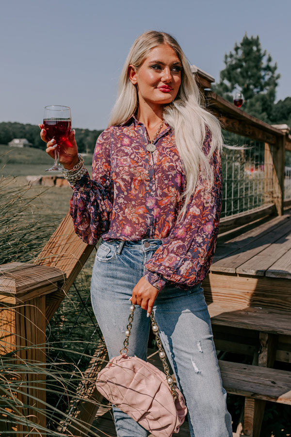 Fabulous Approach Floral Button Up
