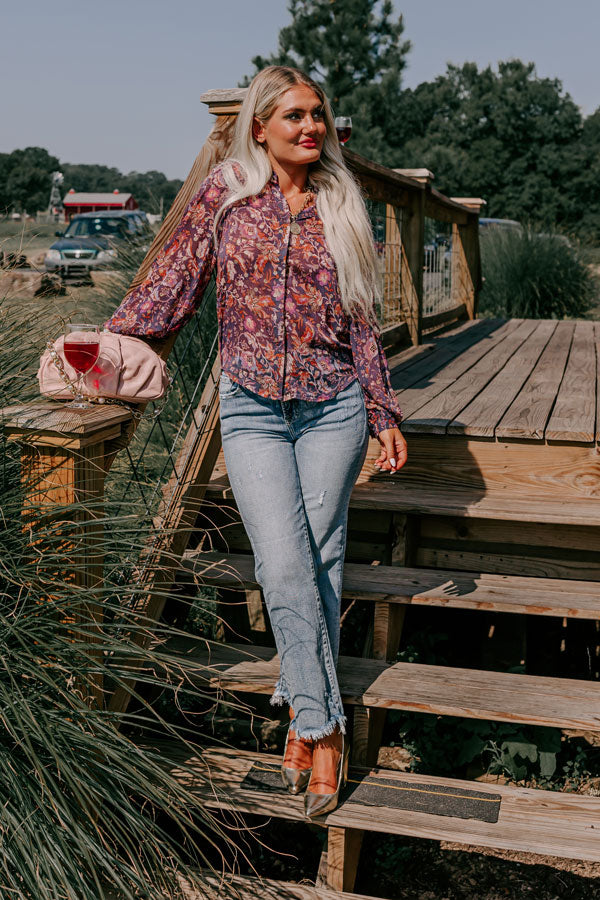 Fabulous Approach Floral Button Up