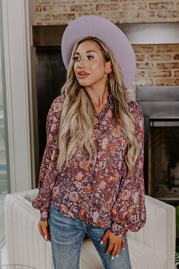 Fabulous Approach Floral Button Up