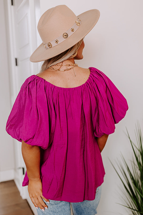City Dream Shift Top In Orchid