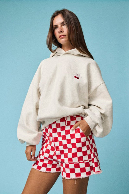 Checkmate Denim Shorts