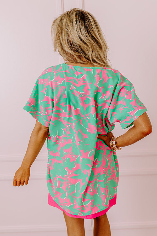 Botanic Bloom Shift Top