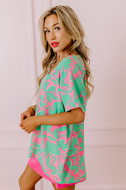Botanic Bloom Shift Top