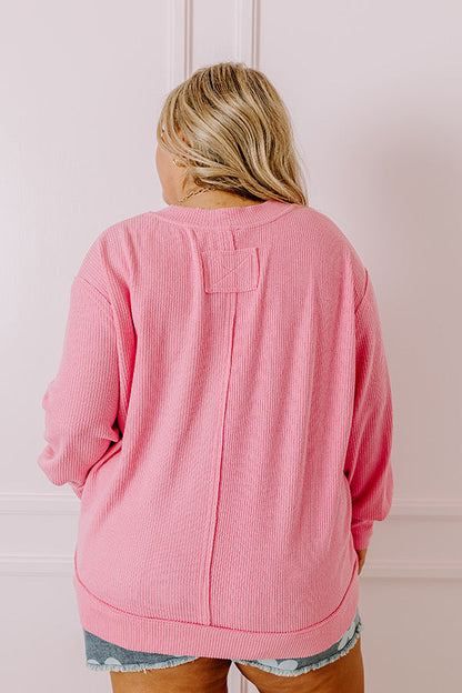 Boardwalk Babe Shift Top in Pink Curves